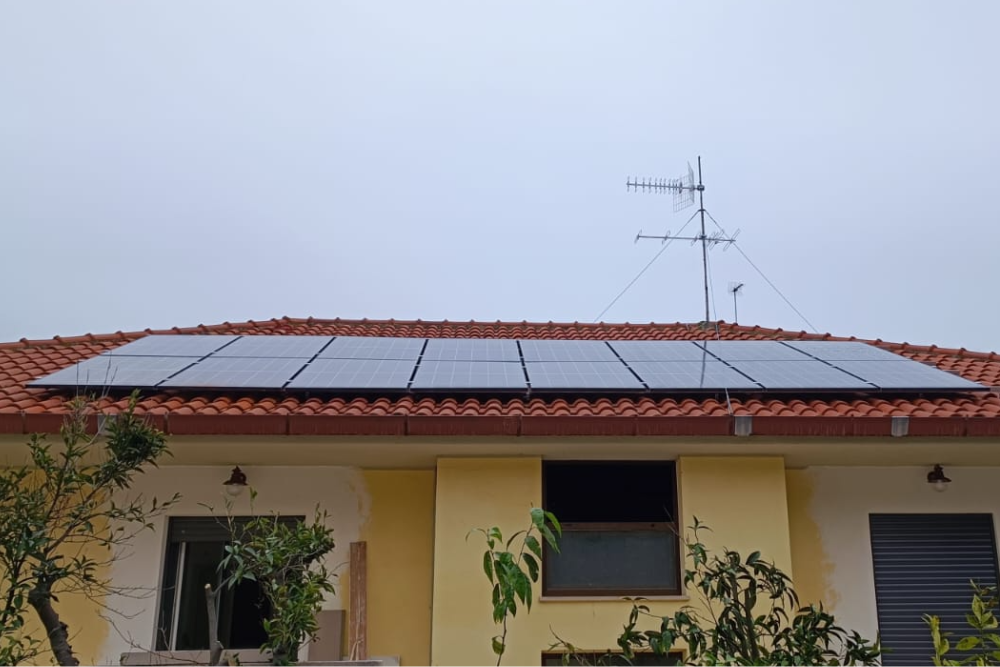 Impianto fotovoltaico da 6 kW con accumulo