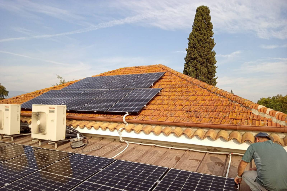 Impianto fotovoltaico 10kW con batteria di accumulo