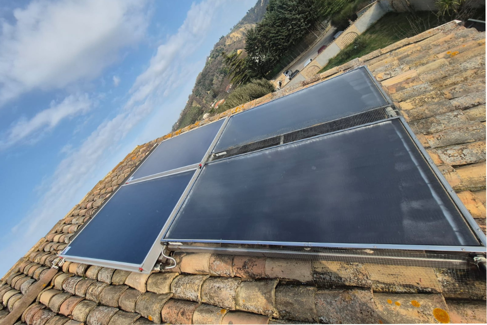 Ripristino impianto solare termico