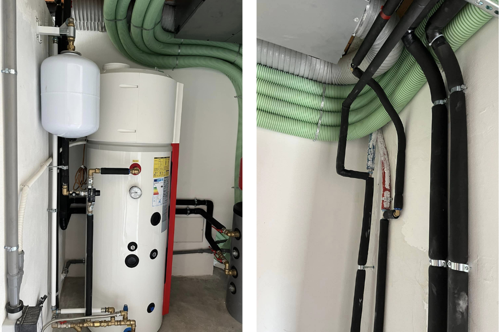 Realizzazione locale tecnico per villetta passiva